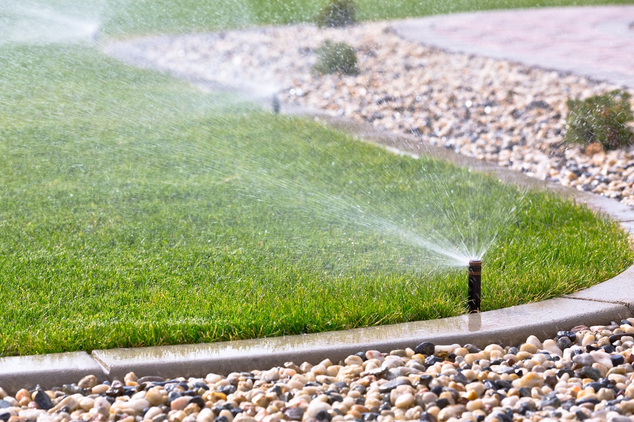 Irrigation System Installation in Cumming project 1