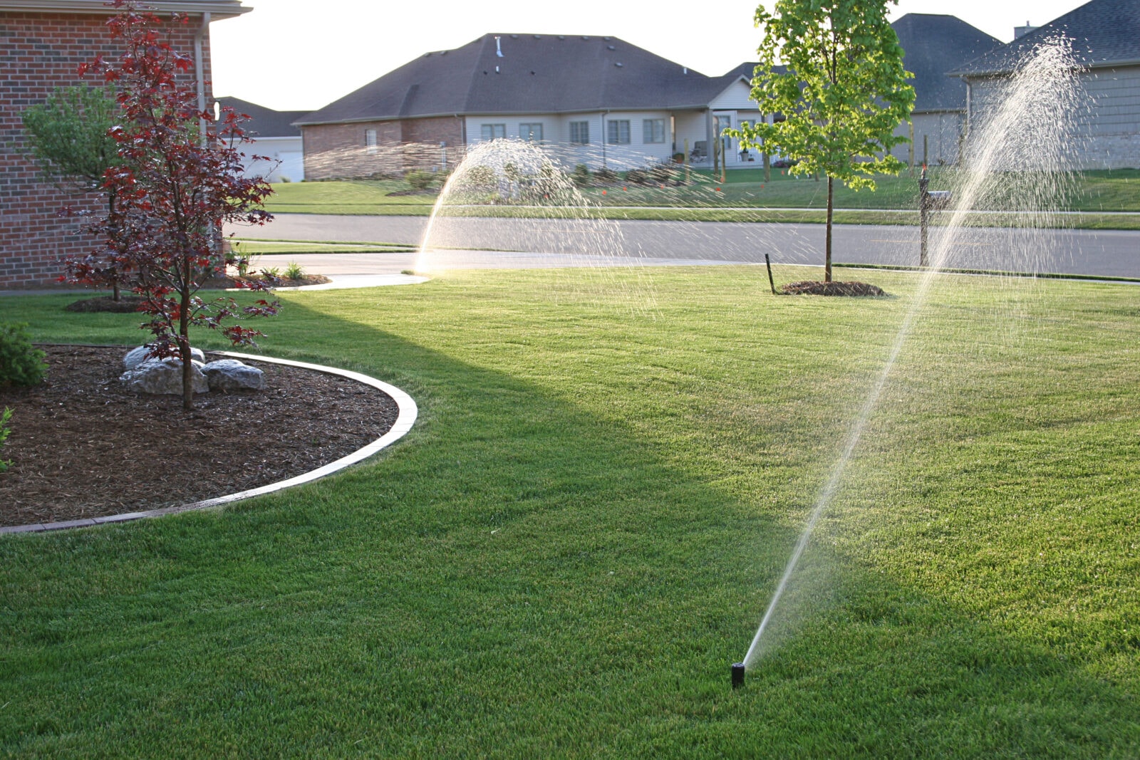 Irrigation System Installation in Cumming project 2
