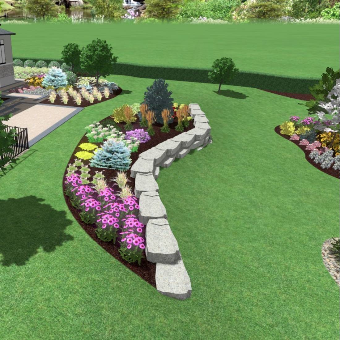 Landscape Design in Cumming project 1
