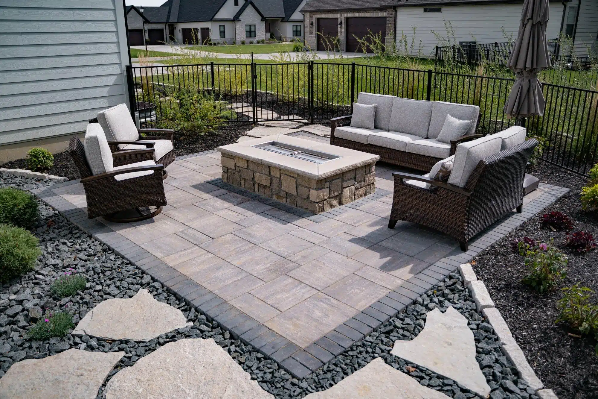 Patio Installation in Cumming project 2